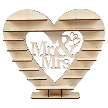 

Mr & Mrs Chocolate Heart Tree Wedding Display Stand Centrepiece