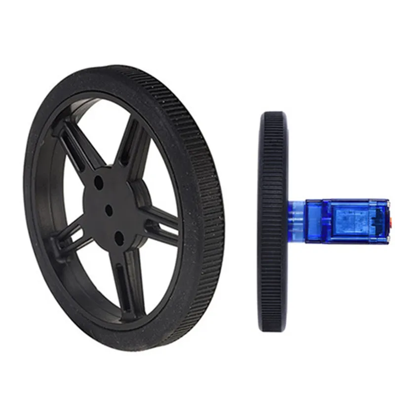 Серводвигатель Feetech FS90R с вращением на 360 градусов 9g микро двигатель + фотоколесо