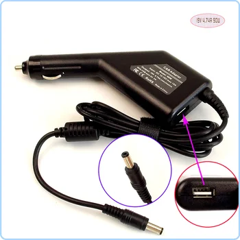 Laptop Car DC Adapter Charger Power Supply + USB Port for ASUS A7 A7C A7D A7F A7G A7J A7Jc A7M A7S A7Tc A7V A7Vc