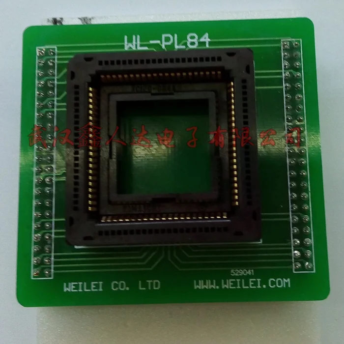

Free shipping Adapter WL-PL84-E101 programmer programming conversion seat PLCC84 burning seat