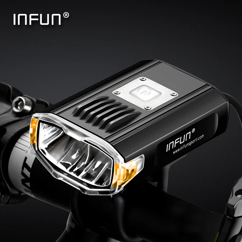 Clearance INFUN GT200 Bike Front Headlight Cycling Bicycle Rechargeable Flashlight 2200 Lumen 0