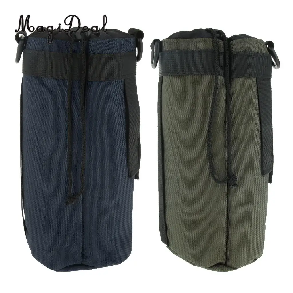 2pcs Molle 1.5L Water Bottle Holder Carry Pouch Sleeve Bag for Cycling Camping Hiking Trekking Travel