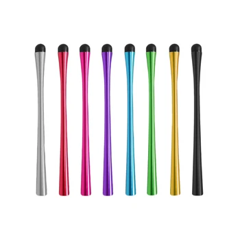 

NoEnName_Null Capacitive Stylus Pen Metal Mesh Micro-Fiber Tip Touch Screen Stylus Pen For Smart Phone Tablet PC for iPhone iPad