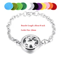 1 шт./3 шт. Лот Нержавеющая сталь ссылка браслет-цепочка ароматерапия/эфирное масло диффузор браслет духи медальон браслет