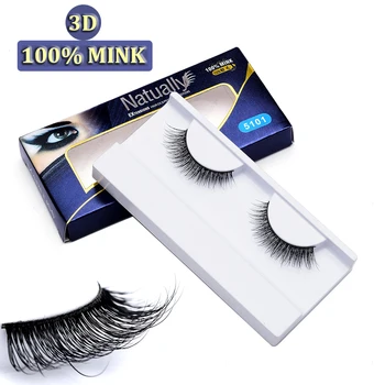 

3D Mink fur lashes 100% real mink Hand made false eyelash makeup Natural 3D Fake Thick Black Strip Eye lashes.
