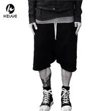 Летние спортивные штаны kanye в стиле хип-хоп, 4XL, городская одежда для больших и высоких мужчин, комбинезон, одежда для сцены, черное платье, спортивные мужские штаны-шаровары