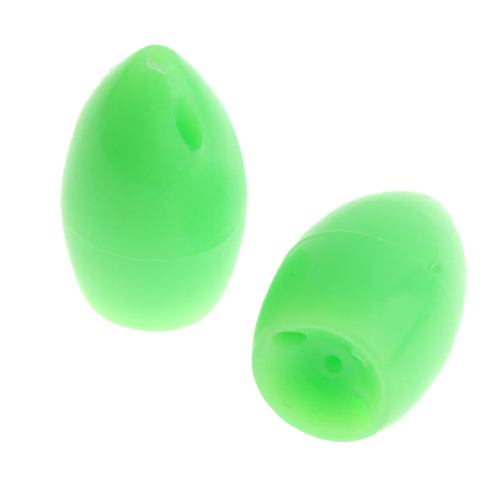 2 Pieces Floating Sbirolino Spirolino Bombarda  4.3g Trout Pose Floats Green with Swivels fishing Float fishing Tool accessories