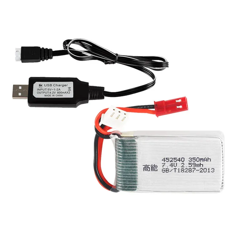 Литий-полимерный аккумулятор для MJX X401H X402 JXD 7 4 350 Вт 515 в | Игрушки и хобби