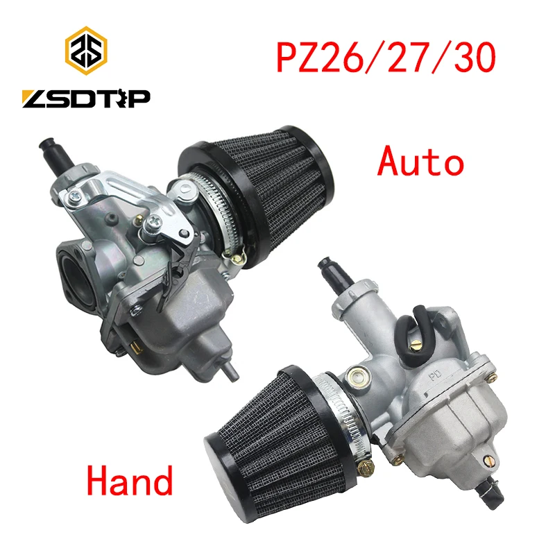 Карбюратор для мотоцикла ZSDTRP PZ26 PZ27 PZ30 карбюратор с воздушным фильтром Honda CG125 CG150