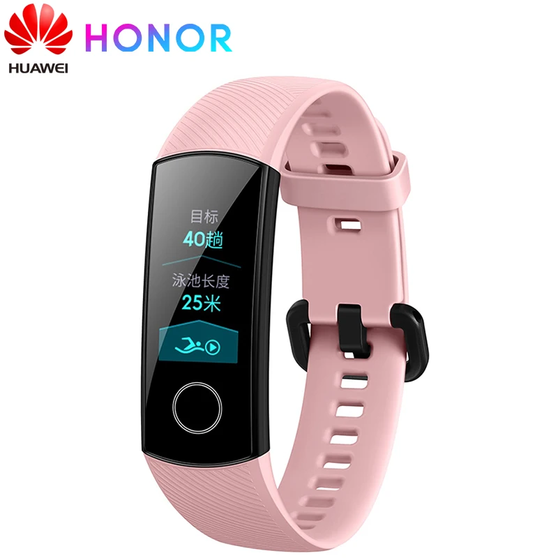 Huawei Honor Band 4 стандартная версия Смарт Браслет Сенсорный 0 95 &quotAMOLED цветной экран