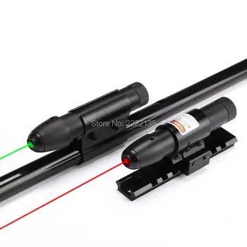 

Tactical 501 Red /Green Laser Sight Adjustable 5mW Hunting Red Laser Sight Scope Set For Rifle Shooting Pistol With Two Mounts