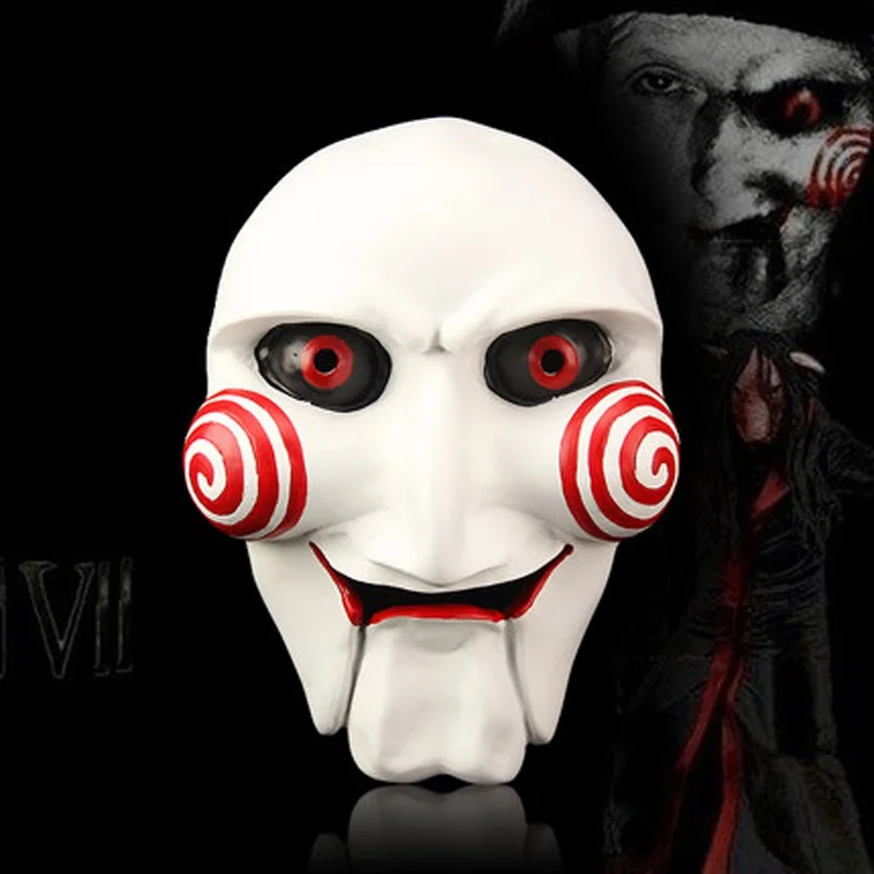 High Quality Resin Grimace Saw Mask Party Masquerade Cosplay Movie Game Full Face Mask Scary Creepy Halloween Mask
