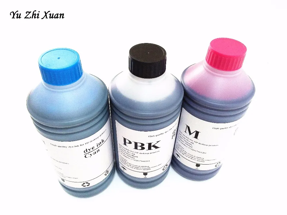 Ю Чжи Сюань! 6 видов цветов 1 компл. 1000 мл пополнения УФ-чернилами для HP d7300 D7100 d6100 C7100 C6100 C5100 8200 3100 Универсальный чернилами