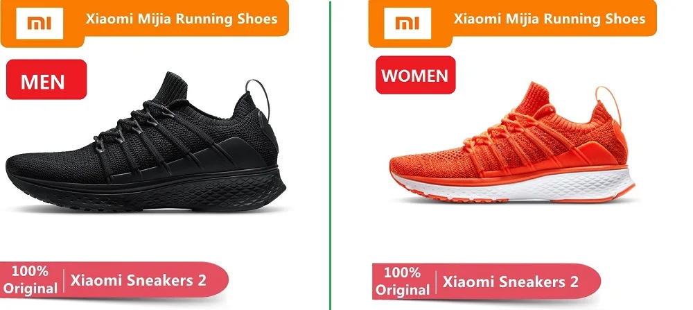 Оригинальные мужские смарт-кроссовки mi Xiao mi jia, уличные спортивные кроссовки mi Air Mesh, 2 Дышащие Трикотажные вамп для тенниса, не чип