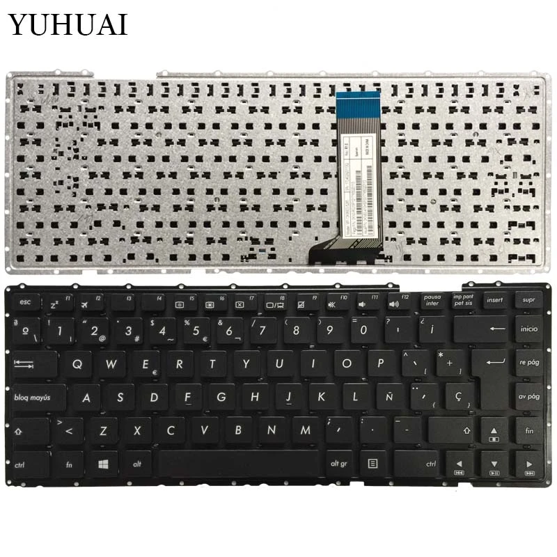 Spanish Laptop Keyboard For Asus X453 X453m X453ma X453s X453sa Sp Keyboard Replacement Keyboards Aliexpress