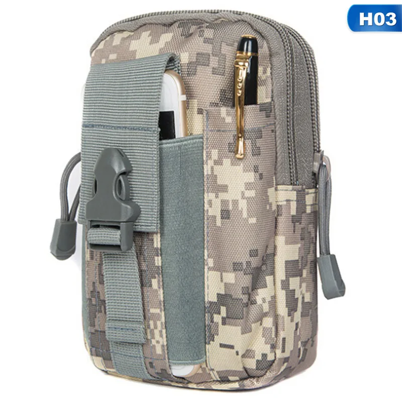 Táctico EDC Utility Gadget bucles cintura bolso militar teléfono bolsa cinturón funda al aire libre Camping escalada bolsa