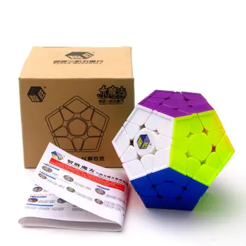 Yuxin cubo mágico 3x3 cubo mágico Megaminx IQ rompecabezas de velocidad del cerebro aprendizaje y educación cubo mágico personalizado juego cubo Juguetes