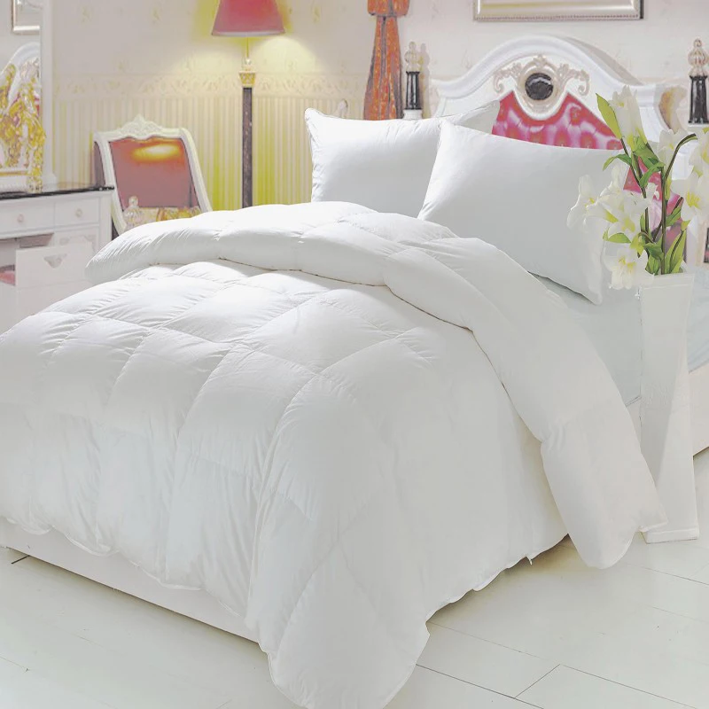 2017 New Goose Down Feather Quilts 100Cotton Home Quilt 40s Printer