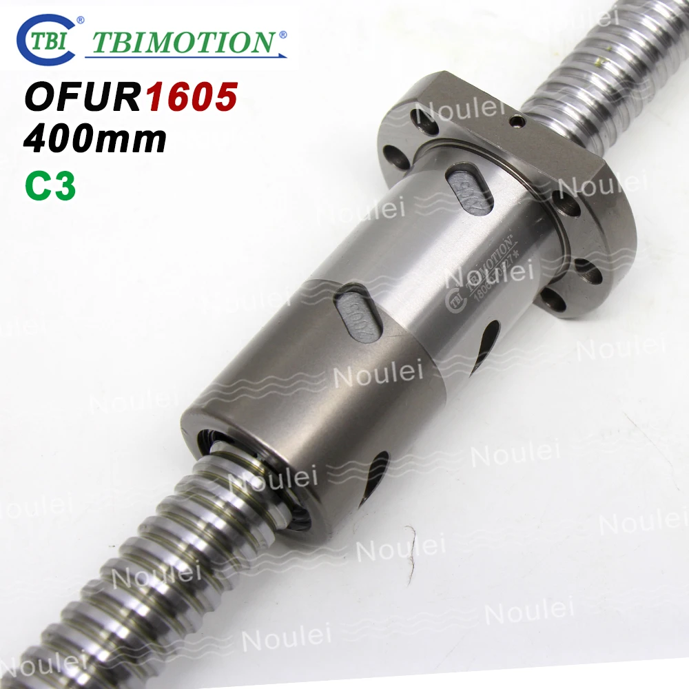 TBI C3 шариковый винт DFU1605 Новый OFU1605 Высокоточный 1605 с двойной гайкой против ресниц