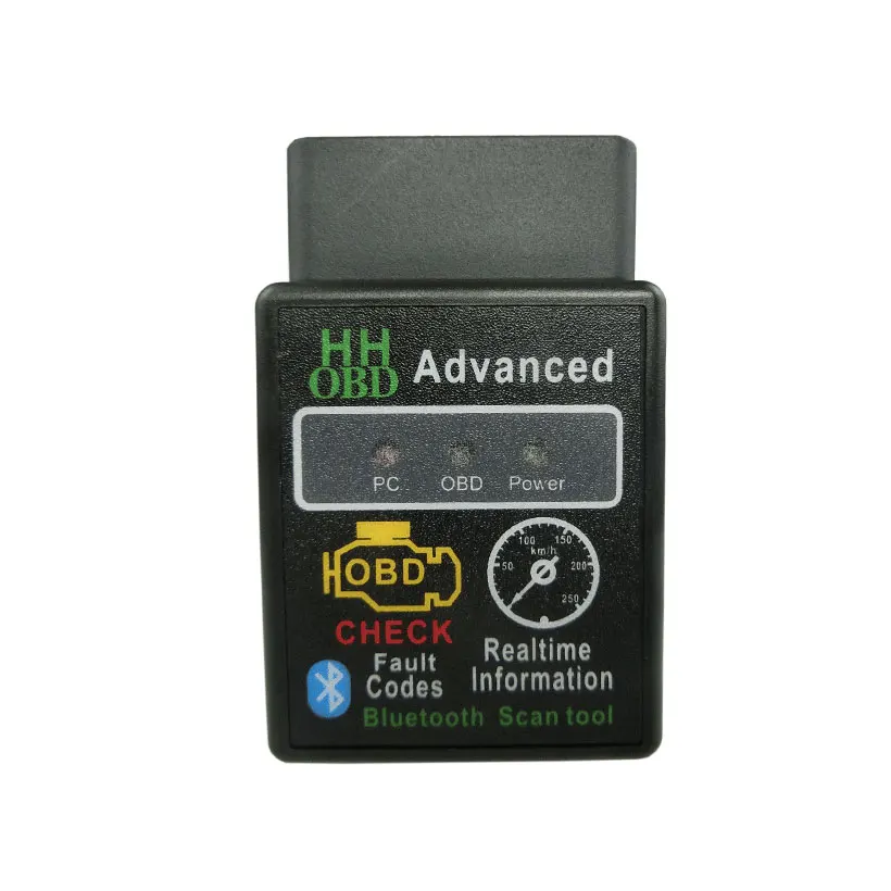 Чип 25K80 версия 1,5 ELM327 HH OBD Advanced OBDII OBD2 bluetooth адаптер Mini ELM 327 автоматический беспроводной адаптер Сканер