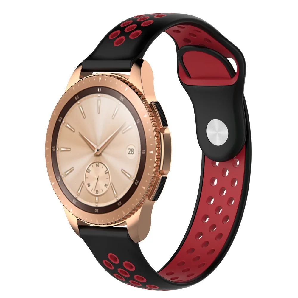 20 мм Браслет Для Xiaomi Amazfit Bip Pace Stratos 2 GTR 47 мм 22 мм ремешок для часов samsung gear S3 Galaxy 46 мм Pulsera