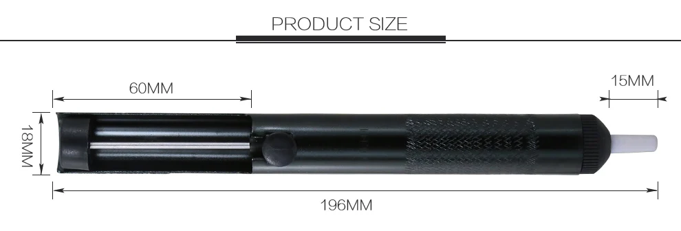 Паяльный инструмент для удаления паяльника, вакуумный насос для демонтажа из алюминиевого сплава