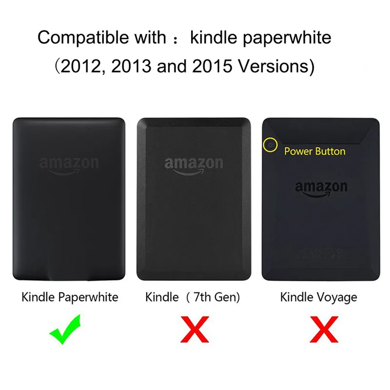 Чехол для чтения электронных книг Kindle Paperwhite " из искусственной кожи для Amazon Kindle Paperwhite 1 2 3 6-й чехол с функцией автоматического сна+ пленка+ стилус