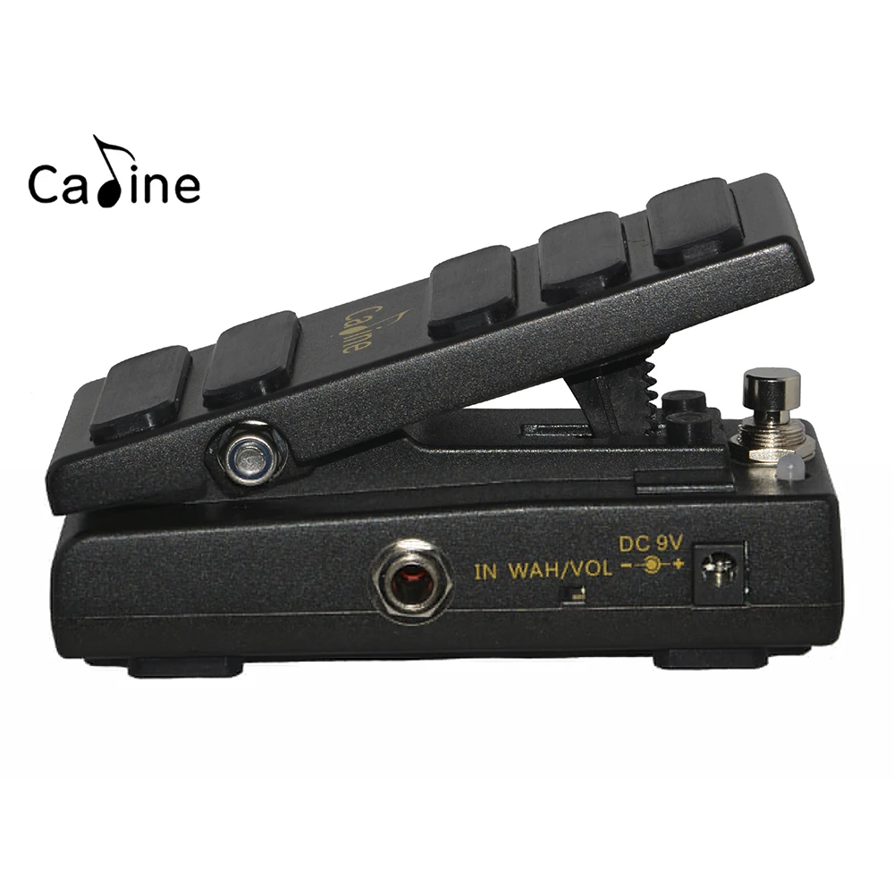 

Caline CP-31 Wah Wah Electric Guitar Pedal Switchable Between Wah Mode and VOL Mode DC9V Input Wah Pedal Footswitch