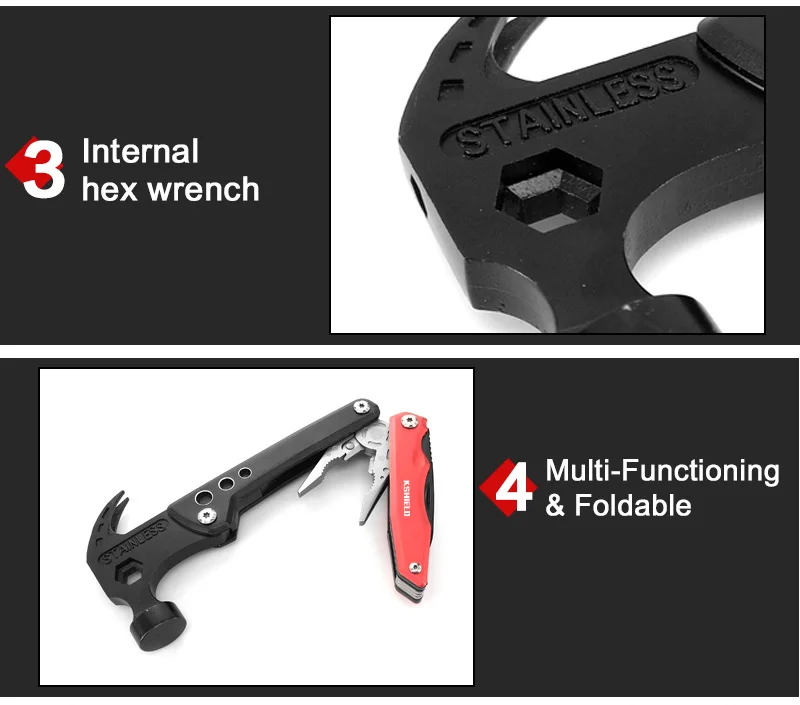 Многофункциональные складные плоскогубцы с молотком для походов на открытом воздухе, EDC, Спасательный Инструмент, марто, стеклянный выключатель, молоток, Мультитул, отвертка, набор