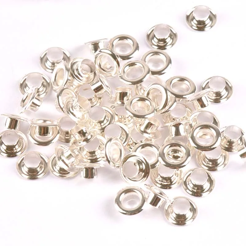 

100pcs 5x10mm Metal Eyelets for DIY Scrapbooking craft Shoes Belt Cap Bag Tags Clothes Practical Accessories no spacer cp2122