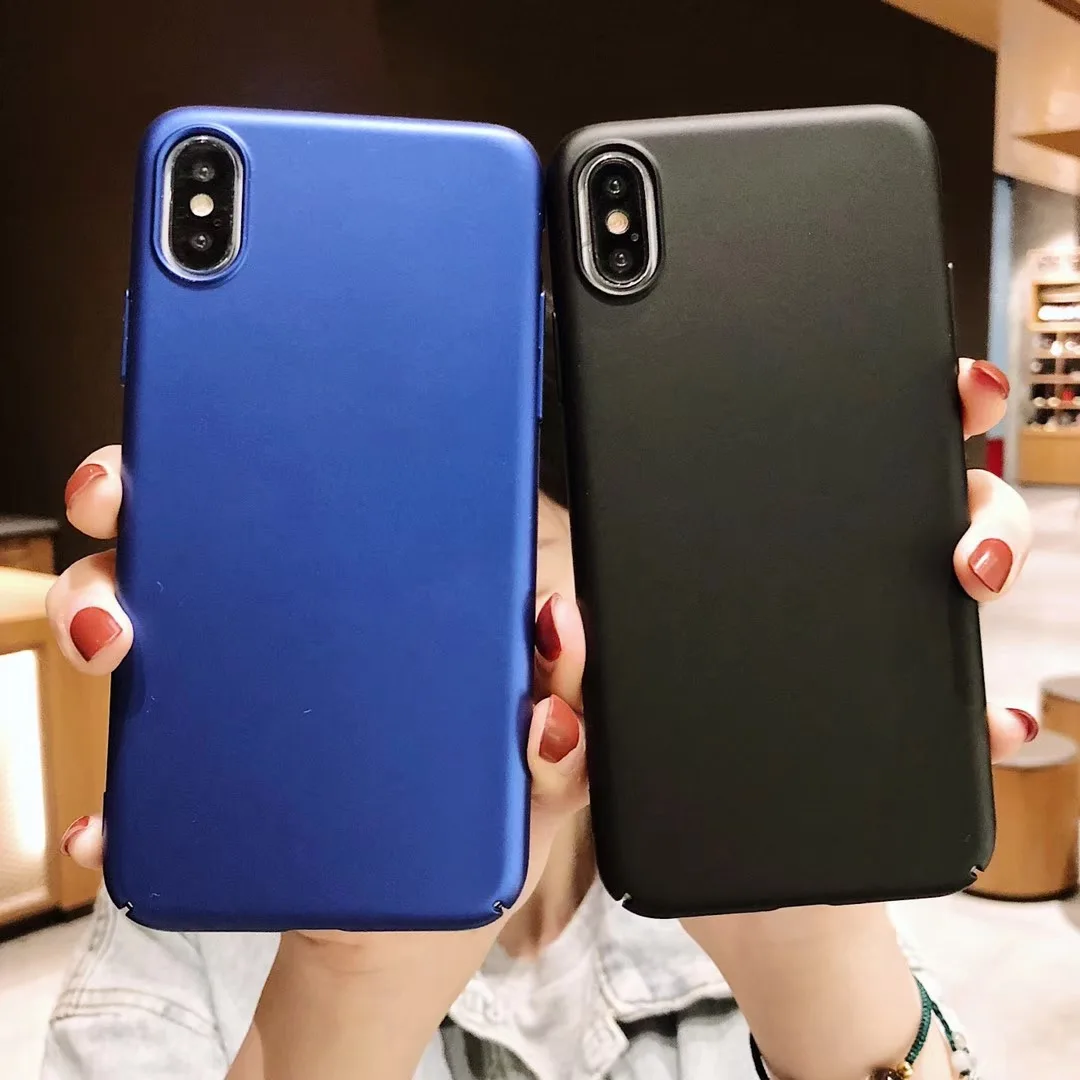 

Hard Case Cover for iphone XS MAX X 10 XR 7 8 6 6s Plus Luxury PC Plastic Full Coverage Dropproof Protective Shell