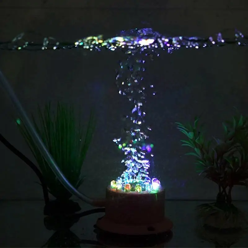 

Aquarium Bubble Lamp LED Diving Bubble Light Lamp Colorful Color Goldfish Lighting Decorative Lights Aquarium Decoration
