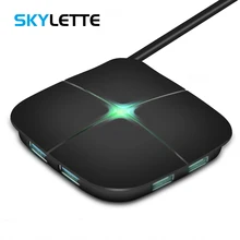 7 USB разветвитель 3,0 2,0 концентратор Высокоскоростной расширитель 80 см Мульти интерфейс концентратор для ноутбука Настольный 3 usb3.0 4 usb2.0 конвертер адаптер