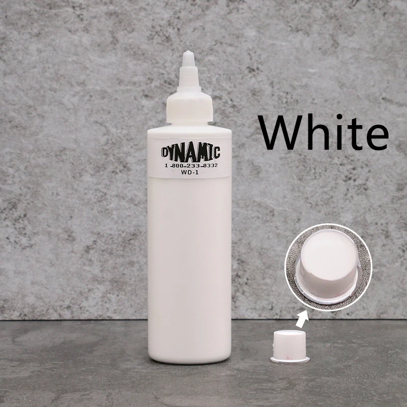 High Quality Tattoo Dynamic Ink White Kit 8oz Tattoo Paint 250ml/Bottle
