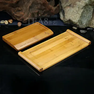 

High Quality Bamboo Small Tea Tray Small Dry Bubble Dish Bamboo Kung Fu Rectangular Tray Mini Tea Ceremony Accessories Teaware