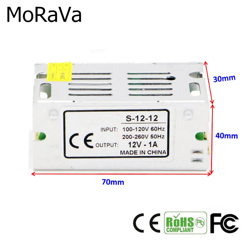 Светодиодный Питание AC 100-265V DC/DC 12V светодиодный Мощность адаптер 1A 2A 3A 5A 8.5A 10A 15A 20A 30A 40A освещение Трансформатор для Светодиодные ленты