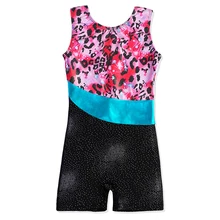 Новые От 3 до 15 лет балетные трико для девочек без рукавов Biketard девочки балетные костюмы Dancesuit гимнастические купальники Профессиональная Одежда для танцев