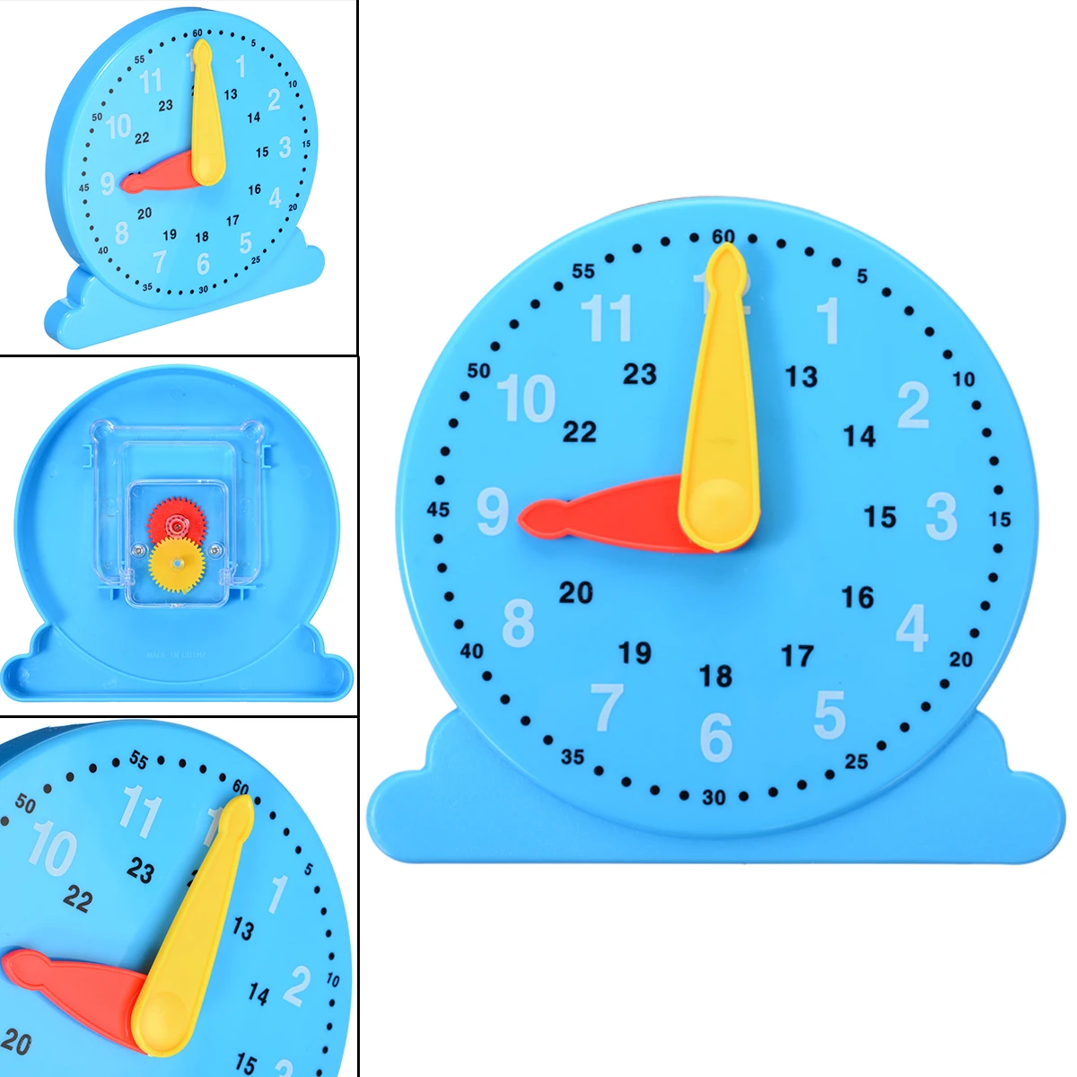  1 PC Adjustable Time Clock Children Learning Toy Teaching Number Kids Time Educational Toys Gift Ne - 32982303708