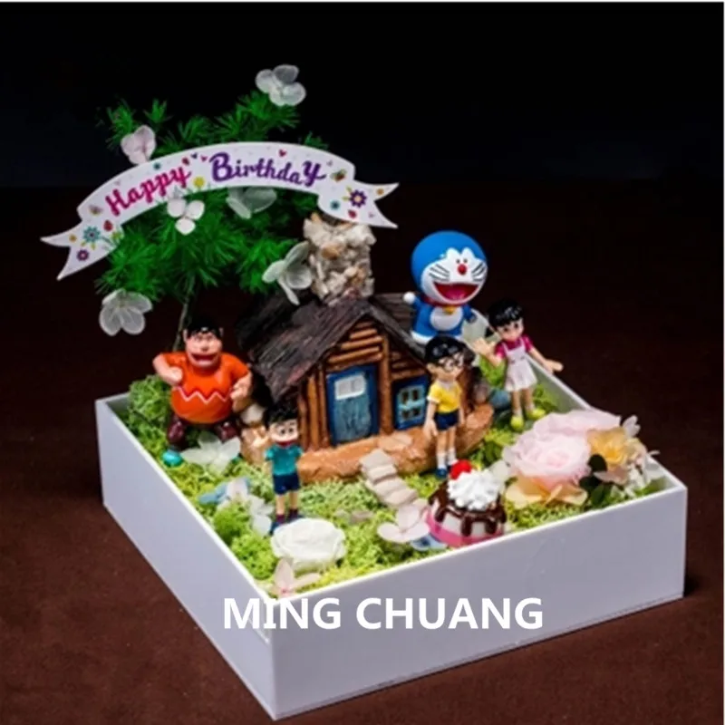 Doraemon-Nobita-Nobi-Minamoto-Shizuka-Konta-Takeshi-DIY-Moss-Microlandscape-Plastic-Action-Figure-Toy-Christmas-Present (1)