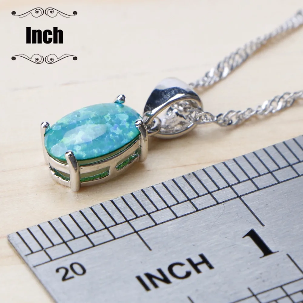 Skup 925 Sterling srebrna biżuteria ślubna zestawy Australia jaj kolczyki z opalami dla kobiet biżuteria ślubna dla nowożeńców wisiorek naszyjnik zestaw pierścieni pudełko na prezent