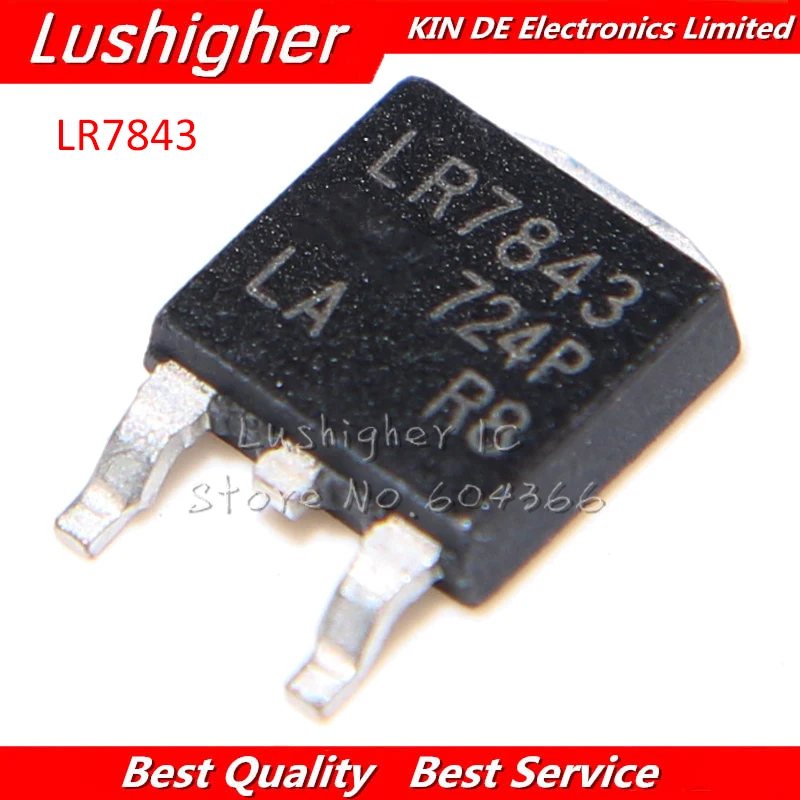 100 шт. IRLR7843 TO252 LR7843 TO-252 IRLR7843PBF | Электронные компоненты и принадлежности