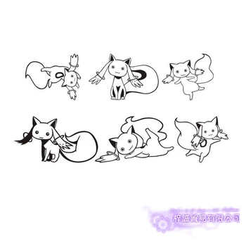 

Pegatina Puella Magi Madoka Magica Sticker Anime Cartoon Kyuubee Car Decal Sticker Vinyl Wall Stickers Decor Home Decoration
