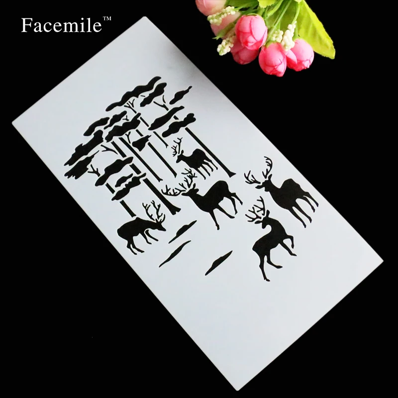 6PCS/SET Cake Stencil Bakery Tool Fondant Mold Bakeware Fondant Cake Stencil Template Mold 55007