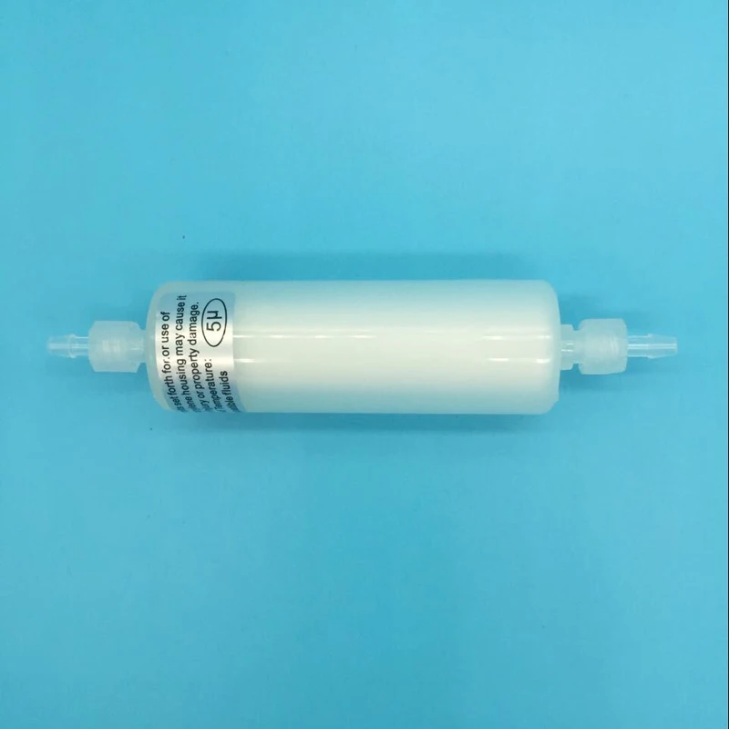 

10pcs/lot Solvent ink filter for Infiniti Crystaljet Human Allwin large format plotter printer 5um 80mm long Solvent Ink filter