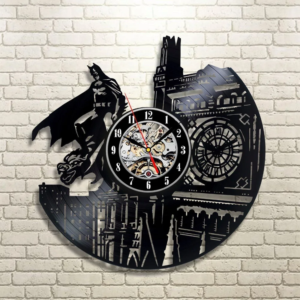 2021 CD Record Vinyl Wall Clock Modern Vinyl Wall Watch Classic Clock Relogio De Parede Decor Klock