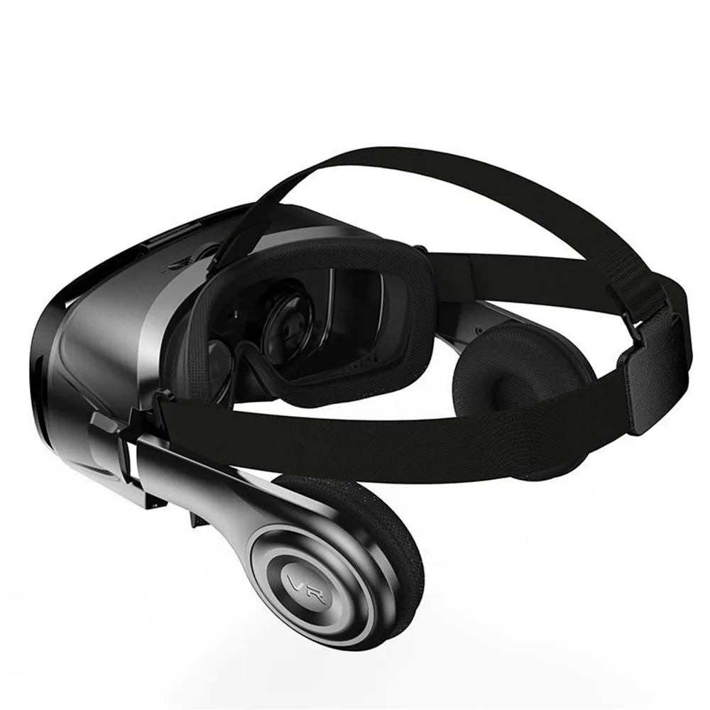 G300 Виртуальная реальность VR 3D умные очки поставляется с наушниками Кнопка