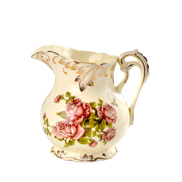 Special Price  YOLIFE 340 ML Ivory Porcelain Milk Jug For Afternoon Tea Coffee Service Tableware Decor