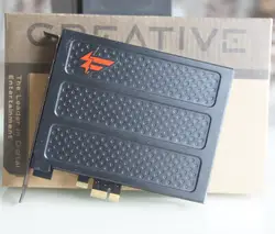 (Вторая рука) оригинал для Creative X-Fi Титан Fatal1ty Pro SB0886 PCI-E 7,1 Звуковая карта для музыкальной игры фильмы