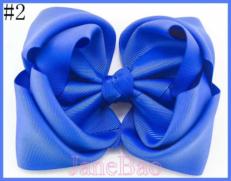 

free shipping 5pcs 5-6'' double layered boutique hair bows stacked ABC girl hair accessories bows for hair