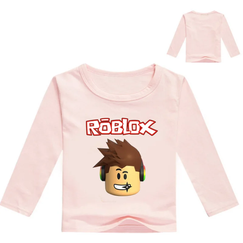 Us 408 15 Off2 12years Legoes Roblox Sport Shirt Game Teenage Boys Clothing Long Sleeves T Shirt Children Girls Cartoon Costume Kids Menino In - roblox pink sheep hacked